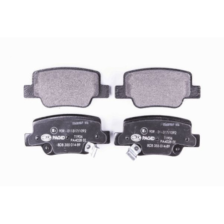 HELLA 8DB 355 014-891 Brake Pads Set Rear for