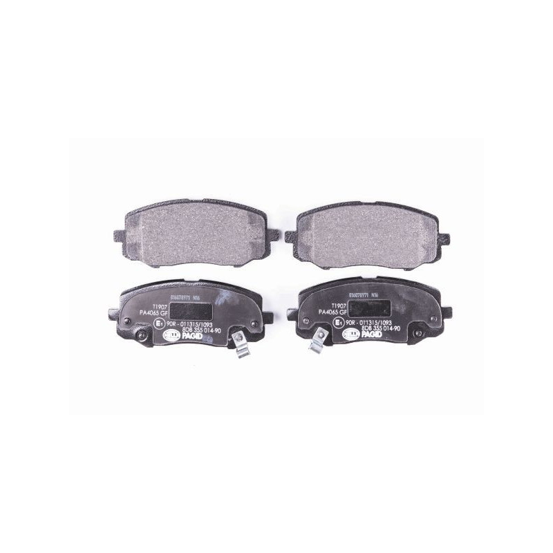 HELLA 8DB 355 014-901 Plaquettes de frein Avant pour