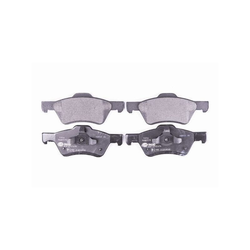HELLA 8DB 355 014-961 Brake Pads Set Front for