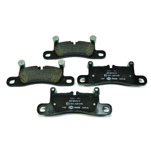 HELLA 8DB 355 015-101 Pastillas de freno Trasero para