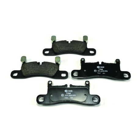 HELLA 8DB 355 015-121 Brzdové platničky Zadné pre