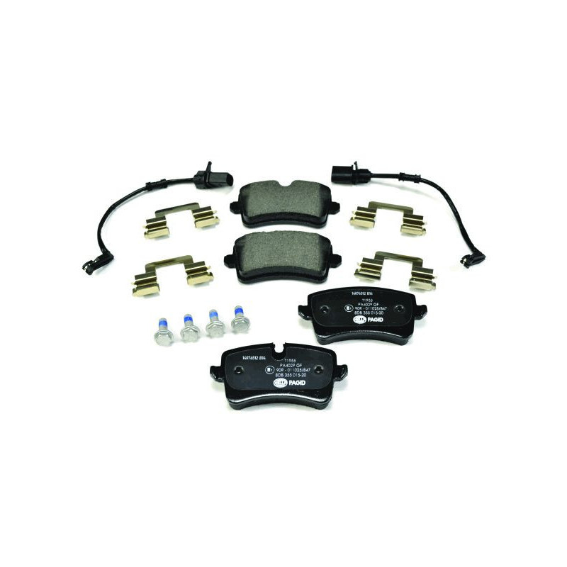 HELLA 8DB 355 015-201 Brzdové destičky Zadní pro