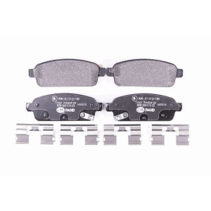HELLA 8DB 355 015-221 Pastillas de freno Trasero para