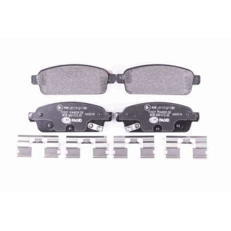 HELLA 8DB 355 015-221 Brake Pads Set Rear for