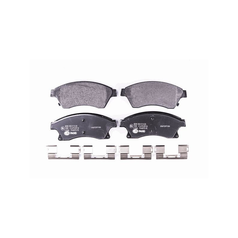 HELLA 8DB 355 015-231 Brake Pads Set Front for