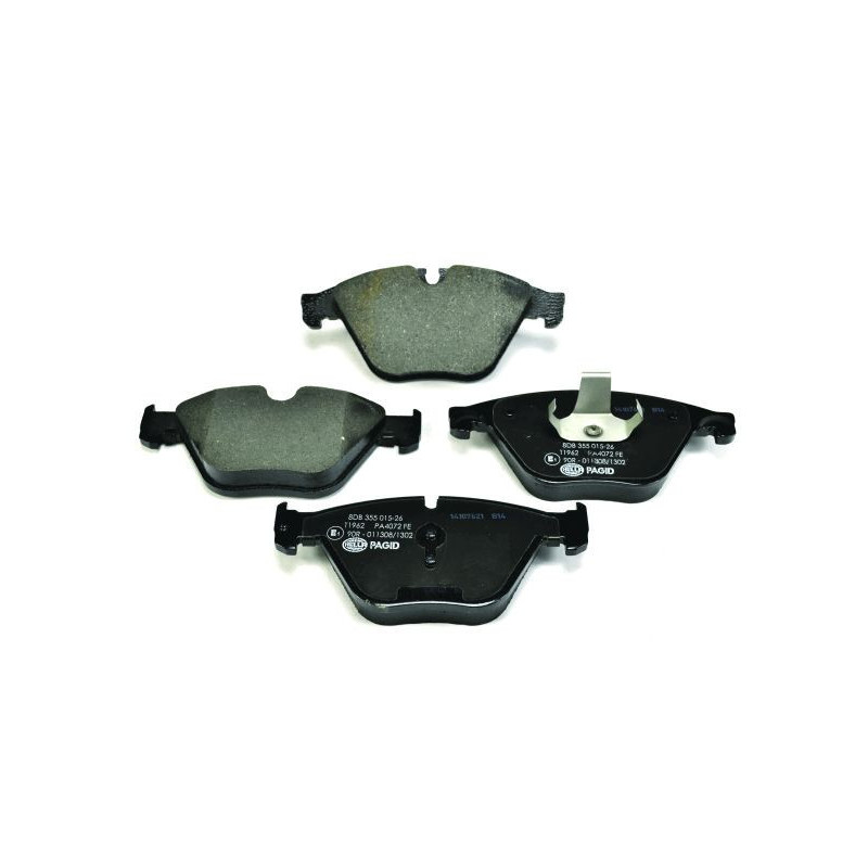 HELLA 8DB 355 015-261 Brzdové platničky Predné pre