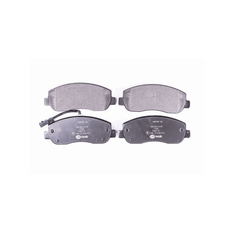 HELLA 8DB 355 015-291 Brake Pads Set Front for