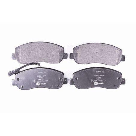 HELLA 8DB 355 015-291 Brzdové platničky Predné pre