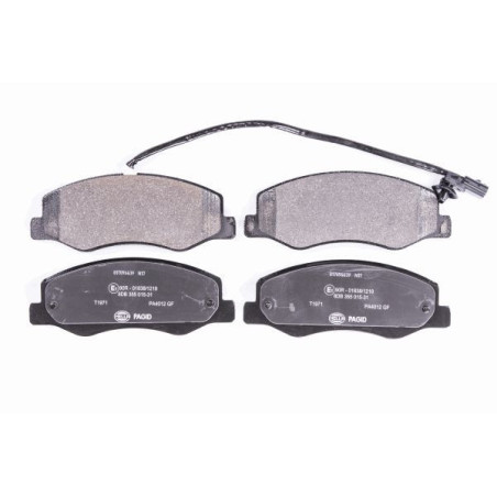 HELLA 8DB 355 015-311 Brzdové destičky Zadní pro