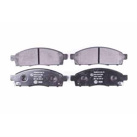 HELLA 8DB 355 015-321 Brzdové destičky Přední pro