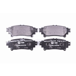 HELLA 8DB 355 015-371 Pastillas de freno Trasero para
