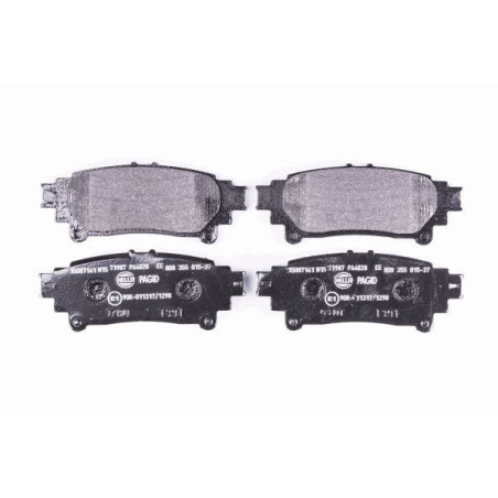 HELLA 8DB 355 015-371 Brzdové platničky Zadné pre