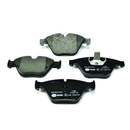 HELLA 8DB 355 015-391 Brzdové platničky Predné pre