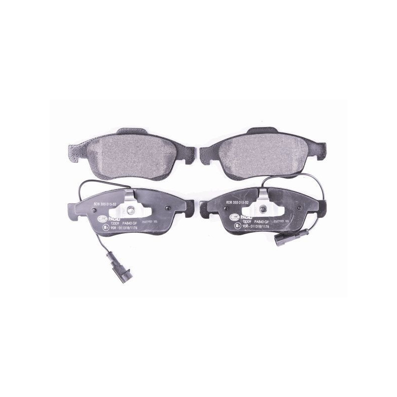 HELLA 8DB 355 015-521 Bremsbeläge Vorne für