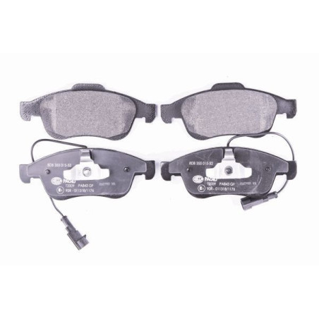 HELLA 8DB 355 015-521 Brzdové destičky Přední pro