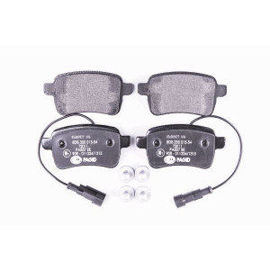 HELLA 8DB 355 015-541 Brzdové platničky Zadné pre