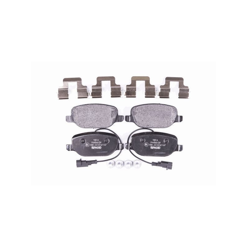 HELLA 8DB 355 015-571 Brake Pads Set Rear for