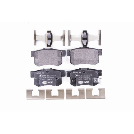 HELLA 8DB 355 015-611 Plaquettes de frein Arrière pour