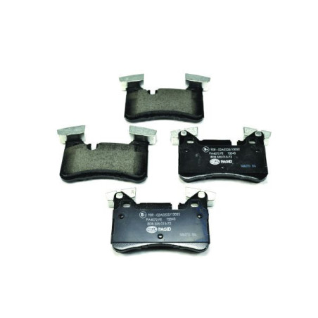 HELLA 8DB 355 015-721 Brake Pads Set Rear for