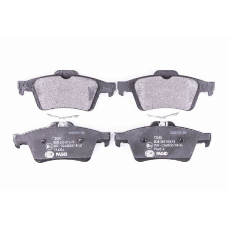HELLA 8DB 355 015-761 Brake Pads Set Rear for