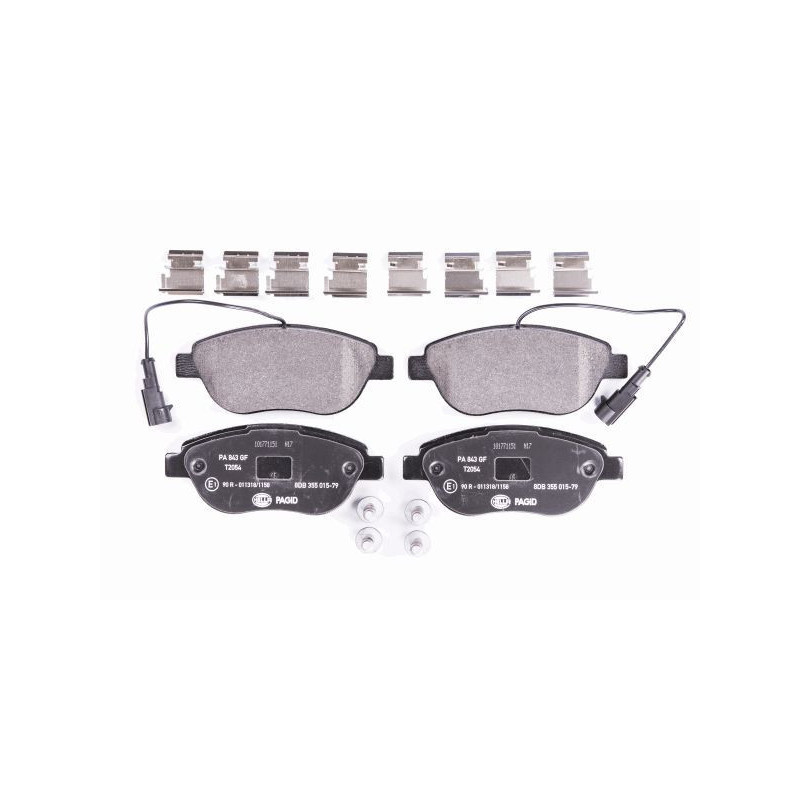 HELLA 8DB 355 015-791 Brake Pads Set Front for