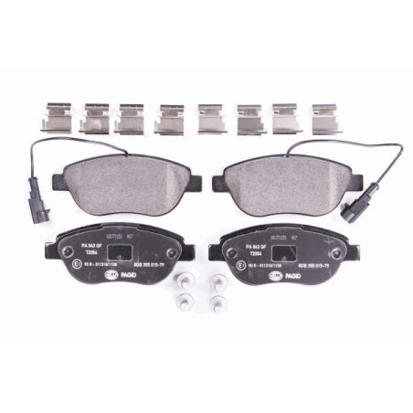 HELLA 8DB 355 015-791 Pastillas de freno Delantero para