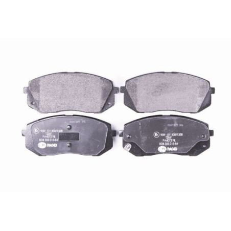 HELLA 8DB 355 015-841 Brzdové platničky Predné pre