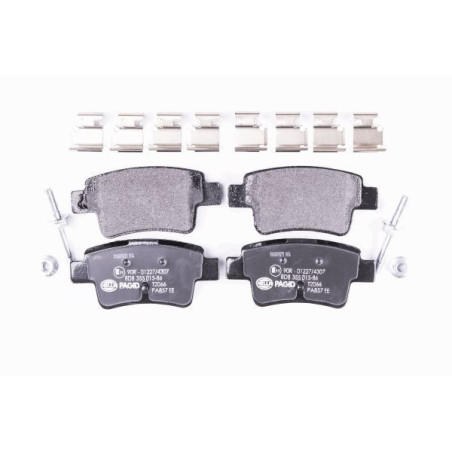 HELLA 8DB 355 015-861 Brake Pads Set Rear for