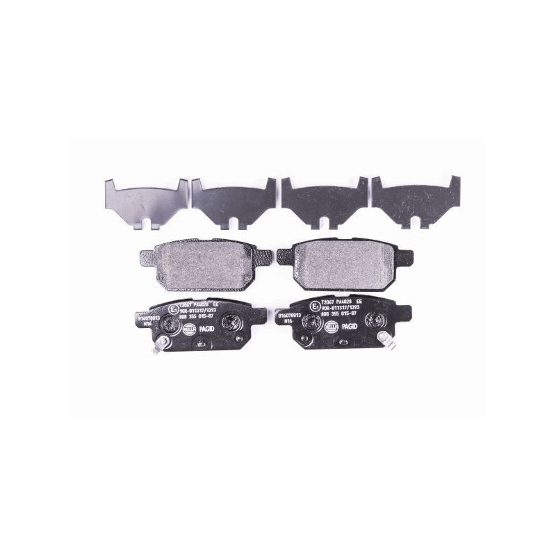 HELLA 8DB 355 015-871 Brake Pads Set Rear for