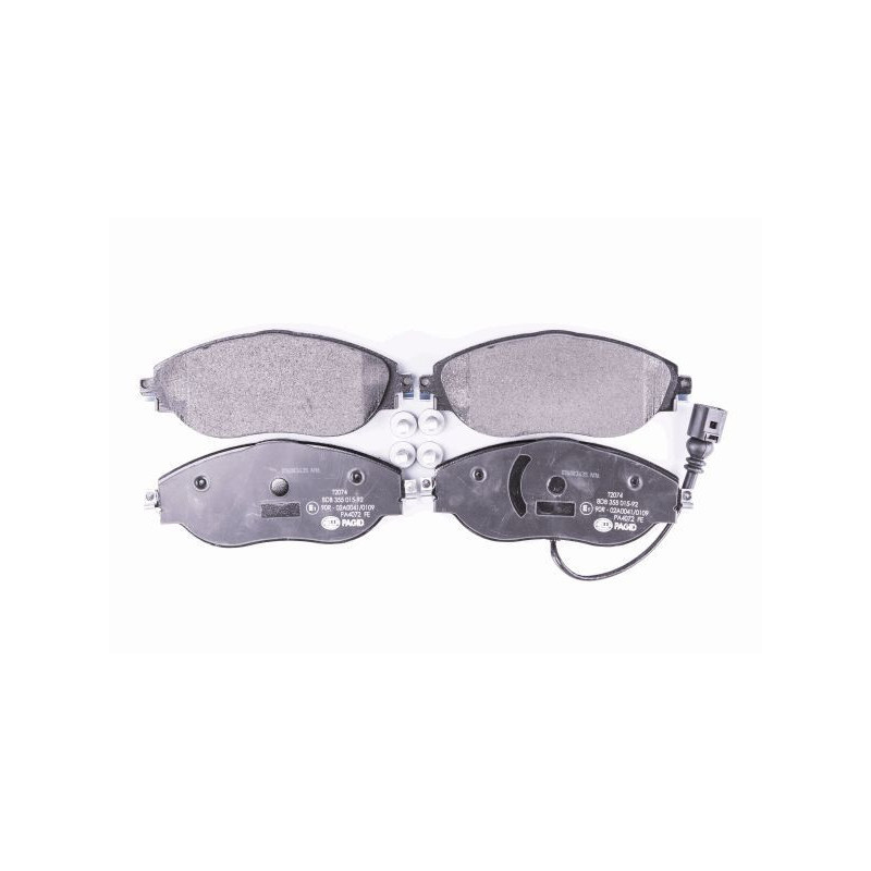 HELLA 8DB 355 015-921 Brzdové platničky Predné pre