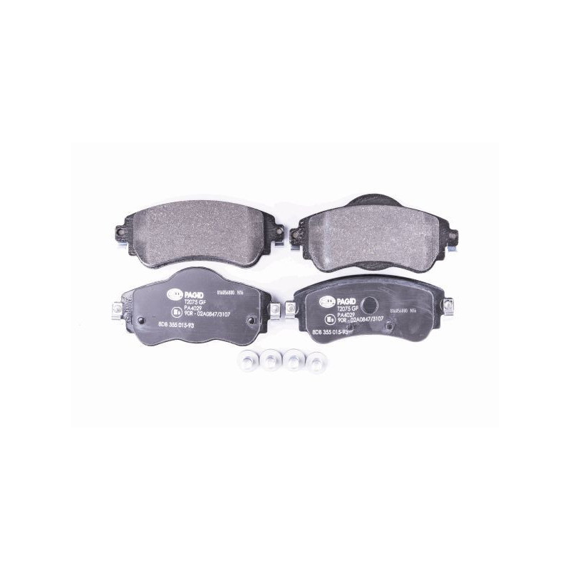 HELLA 8DB 355 015-931 Plaquettes de frein Avant pour