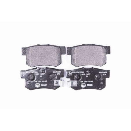 HELLA 8DB 355 016-451 Klocki hamulcowe Tył dla