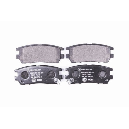 HELLA 8DB 355 016-471 Plaquettes de frein Arrière pour