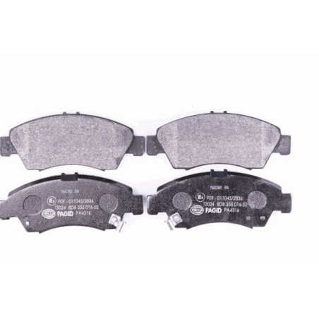 HELLA 8DB 355 016-521 Brake Pads Set Front for
