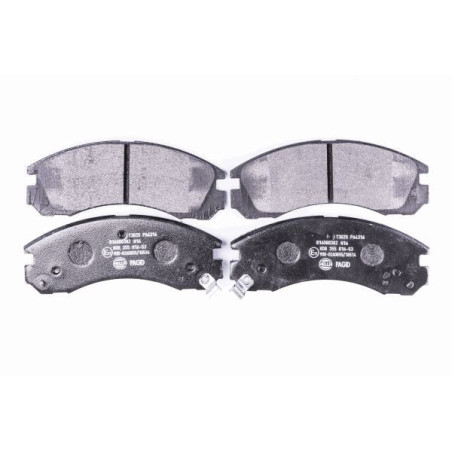 HELLA 8DB 355 016-531 Klocki hamulcowe Przód dla