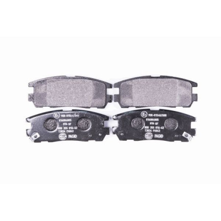 HELLA 8DB 355 016-621 Brzdové platničky Zadné pre