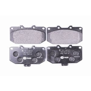 HELLA 8DB 355 016-791 Brzdové platničky Predné pre