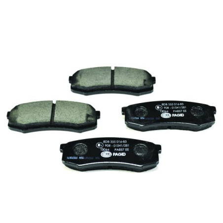 HELLA 8DB 355 016-831 Brake Pads Set Rear for