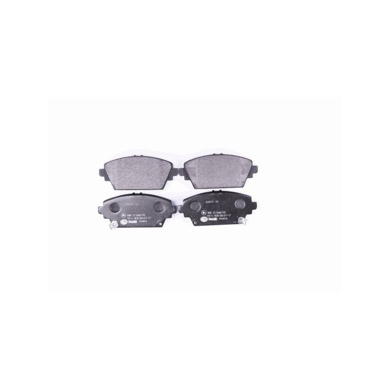 HELLA 8DB 355 017-171 Brake Pads Set Front for