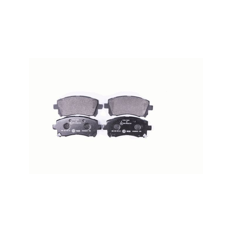 HELLA 8DB 355 017-291 Klocki hamulcowe Przód dla