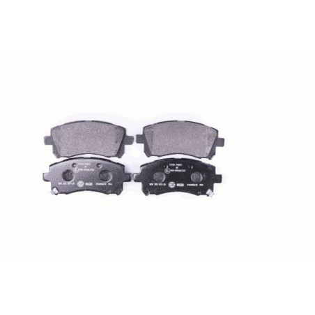 HELLA 8DB 355 017-291 Brzdové platničky Predné pre