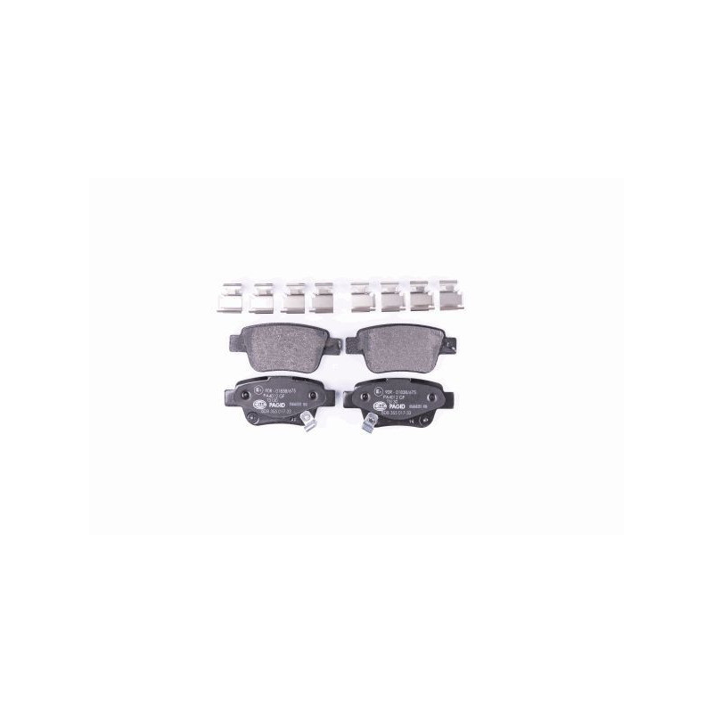 HELLA 8DB 355 017-331 Plaquettes de frein Arrière pour