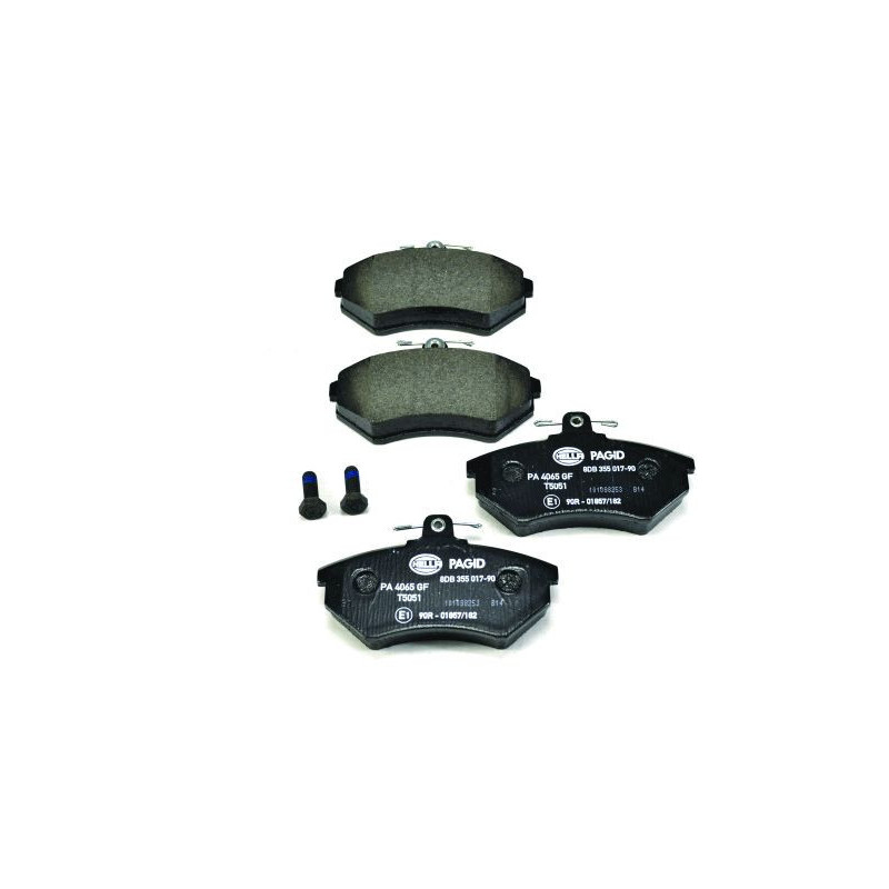HELLA 8DB 355 017-901 Pastillas de freno Delantero para