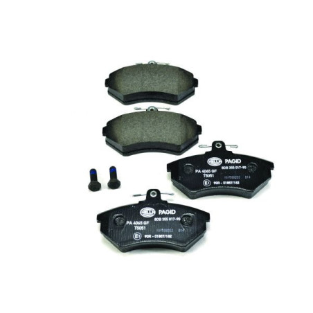 HELLA 8DB 355 017-901 Brzdové platničky Predné pre