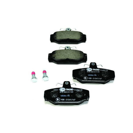 HELLA 8DB 355 017-991 Klocki hamulcowe Tył dla