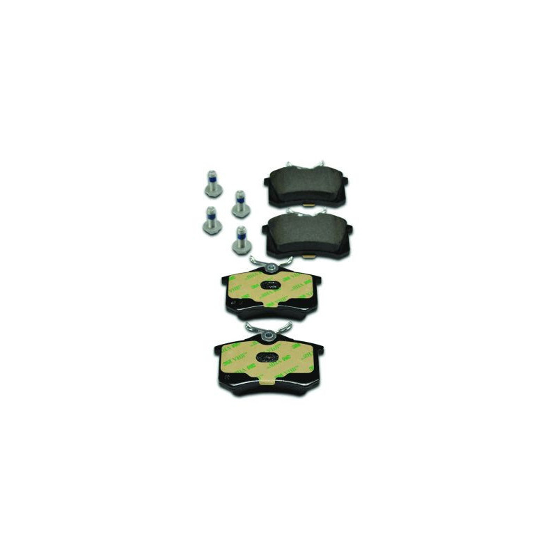 HELLA 8DB 355 018-111 Pastillas de freno Trasero para