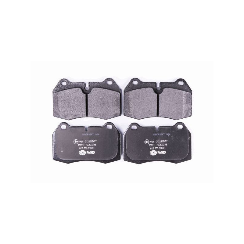 HELLA 8DB 355 018-211 Plaquettes de frein Avant pour