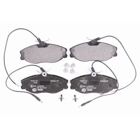 HELLA 8DB 355 018-221 Brake Pads Set Front for