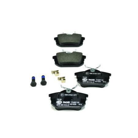HELLA 8DB 355 018-271 Plaquettes de frein Arrière pour