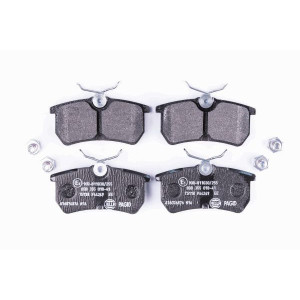 HELLA 8DB 355 018-411 Brzdové platničky Zadné pre